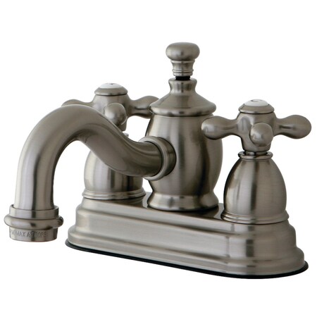 Kingston Brass KS7108AX 4" Centerset Bathroom Faucet, Brushed Nickel KS7108AX
